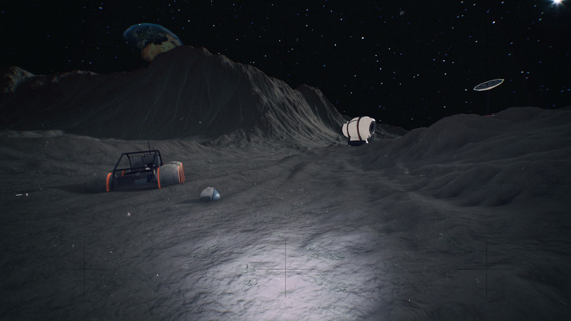 Whatever Happens In The Moon 3D Environemnt Art Project